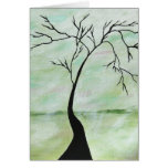Alone I Waited - Greeting Note Card - Original Art