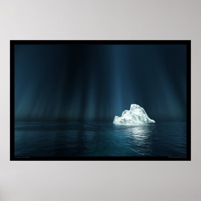 alone in the dark print by joshus_hund