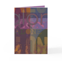 Alone - NO ! 03 cards