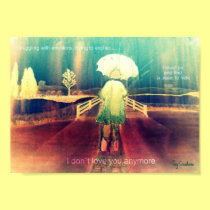 "Alone" posters