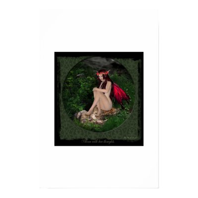 alone with her thoughts print by loveit2