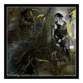 Along Came A Spider... print