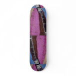 Along Cliff Road, Santa Cruz, California Skate Deck