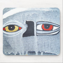 along ravens garden detail mousepads