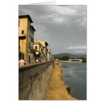 Along the Arno Greeting Cards
