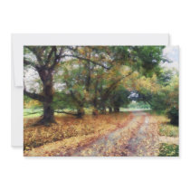 Along the Path Under the Trees invitations