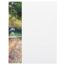 Along the Path Under the Trees letterhead