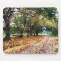Along the Path Under the Trees mousepads