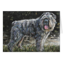 Along the riverside greeting card