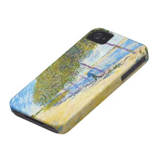 Along the Seine by Vincent Van Gogh iPhone 4 Cases