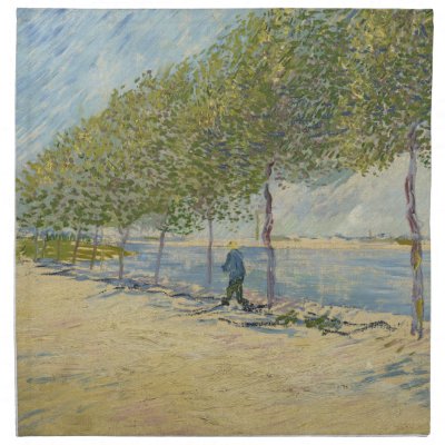 Along the Seine Napkin by vintage_gift_shop