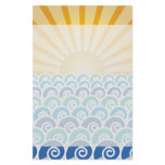 Along the Waves Blue Stationery