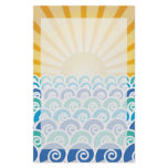 Along the Waves Blue Stationery