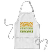 Along the Waves Green Apron
