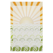 Along the Waves Green Stationery