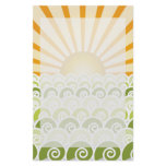 Along the Waves Green Stationery