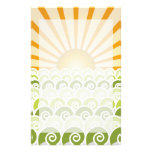 Along the Waves Green Stationery