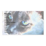 Aloof Siamese Cat Altered Business Card II