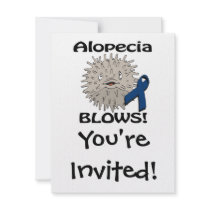 Alopecia Blows Awareness Design Announcements