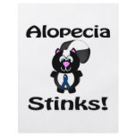 Alopecia Stinks Skunk Awareness Design flyers