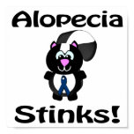 Alopecia Stinks Skunk Awareness Design Print