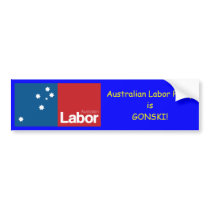 ALP is GONSKI Bumper Sticker