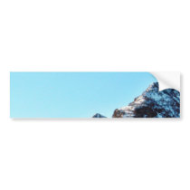 Alp Mountain In Winter With Lot Of Snow bumper stickers by lifesphere Alp Mountain In Winter With Lot Of Snow bumper stickers