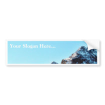 Alp Mountain In Winter With Lot Of Snow bumper stickers by lifesphere Alp Mountain In Winter With Lot Of Snow bumper stickers