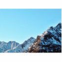 Alp Mountain In Winter With Lot Of Snow photo sculptures