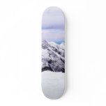 Alp Mountains Covered With Snow Custom Skateboard