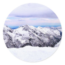 Alp Mountains Covered With Snow stickers by lifesphere Alp Mountains Covered With Snow stickers