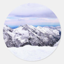 Alp Mountains Covered With Snow Stickers