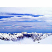 Alp Mountains With Blue Sky photo sculptures by lifesphere Alp Mountains With Blue Sky photo sculptures