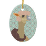 Alpaca Art Ornament