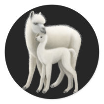 Alpaca & Baby Sticker