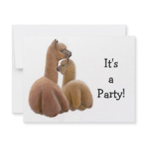 Alpaca Buddies Invitation