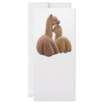 Alpaca Buddies Rack Card rack cards by twopurringcats Alpaca Buddies Rack Card rack cards