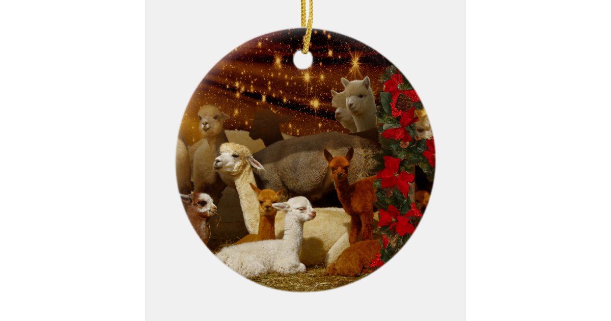 alpaca christmas ornaments zazzle alpaca christmas ornaments zazzle