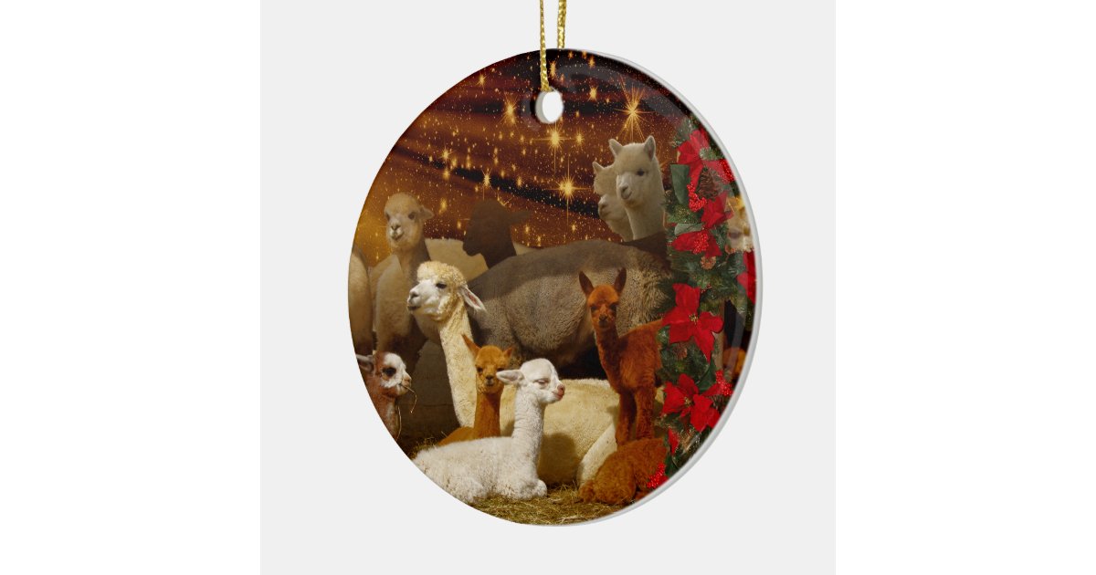 alpaca christmas ornaments zazzle alpaca christmas ornaments zazzle