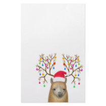 Alpaca Christmas Stationery by twopurringcats Alpaca Christmas Stationery