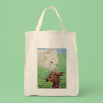 Alpaca & Cria Tote Bag - "Alpaca Kiss" bags