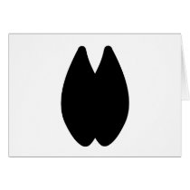 Alpaca Footprint Greeting Cards