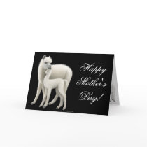 Alpaca Mom Happy Mothers Day Card
