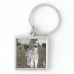 Alpaca Shades of Grey Keychain
