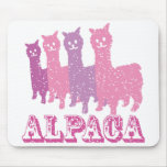 Alpaca Silhouette 4 P Mousepad