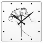 Alpaca Sketch. Wall Clocks