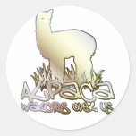 Alpaca watches over us stickers