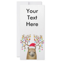 Alpaca Xmas Rack Card rack cards by twopurringcats Alpaca Xmas Rack Card rack cards