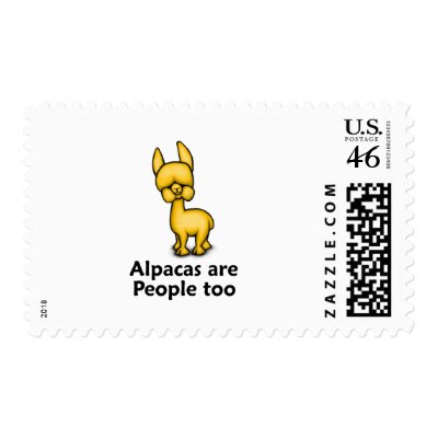 Alpacas are People too Stamp by TheRealShuba