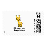 Alpacas are People too Stamp